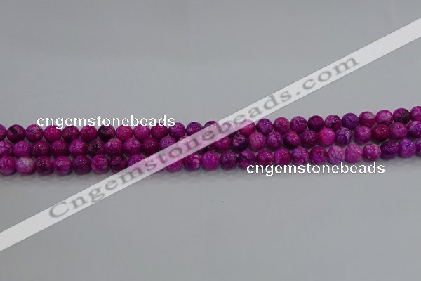 CHM228 15.5 inches 4mm round dyed hemimorphite beads wholesale