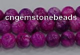 CHM229 15.5 inches 6mm round dyed hemimorphite beads wholesale