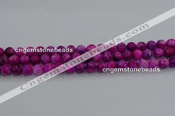 CHM230 15.5 inches 8mm round dyed hemimorphite beads wholesale