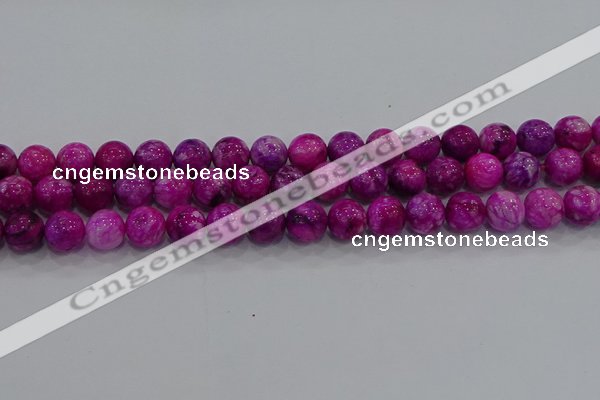 CHM231 15.5 inches 10mm round dyed hemimorphite beads wholesale