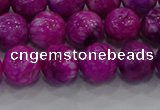 CHM232 15.5 inches 12mm round dyed hemimorphite beads wholesale