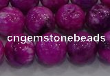 CHM233 15.5 inches 14mm round dyed hemimorphite beads wholesale