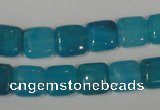 CHM25 15.5 inches 10*10mm square blue hemimorphite beads wholesale