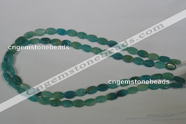 CHM27 15.5 inches 8*12mm oval blue hemimorphite beads wholesale