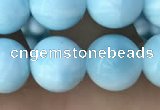 CHM303 15.5 inches 10mm round blue hemimorphite gemstone beads