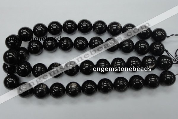 CHS04 15.5 inches 18mm round natural hypersthene gemstone beads