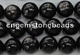 CHS53 15.5 inches 12mm round natural hypersthene beads