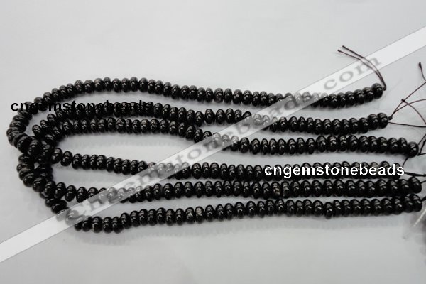 CHS54 15.5 inches 4*8mm rondelle natural hypersthene beads