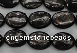 CHS72 15.5 inches 12*16mm oval natural hypersthene beads