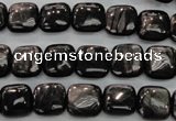 CHS80 15.5 inches 10*10mm square natural hypersthene beads