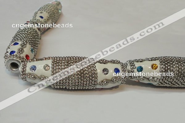 CIB02 17*60mm rice fashion Indonesia jewelry beads wholesale