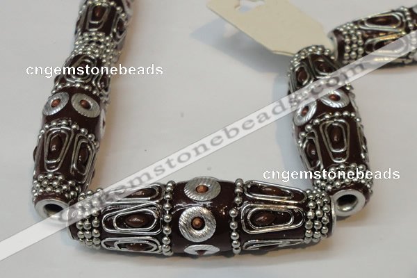 CIB09 17*60mm rice fashion Indonesia jewelry beads wholesale