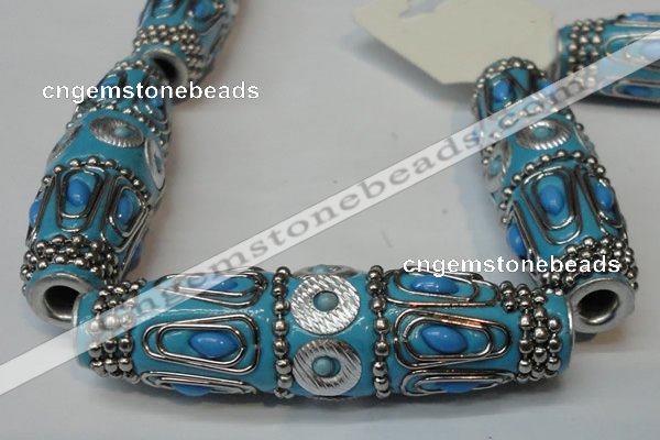 CIB10 17*60mm rice fashion Indonesia jewelry beads wholesale