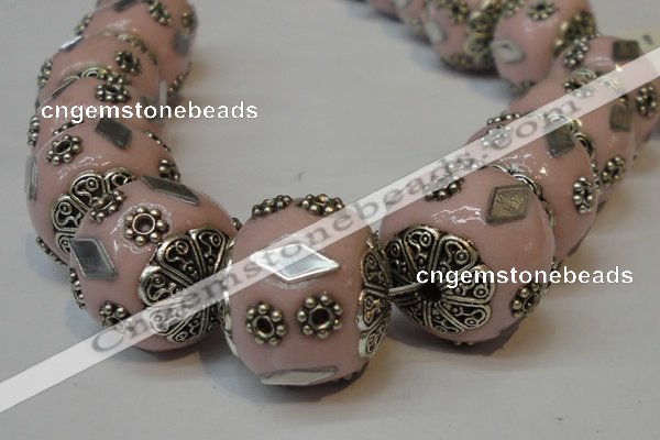 CIB100 17mm round fashion Indonesia jewelry beads wholesale