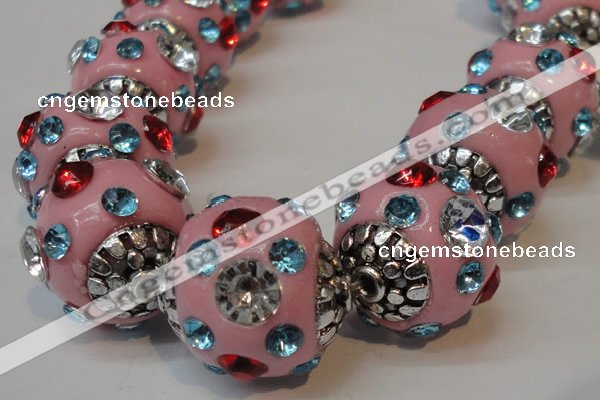 CIB106 17mm round fashion Indonesia jewelry beads wholesale