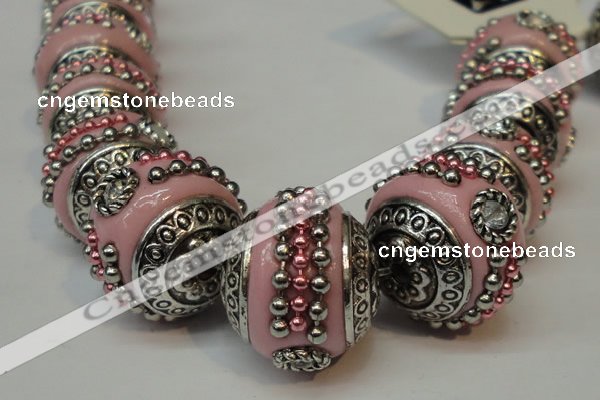 CIB111 18mm round fashion Indonesia jewelry beads wholesale