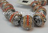 CIB112 18mm round fashion Indonesia jewelry beads wholesale