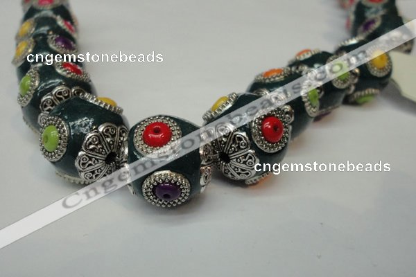 CIB140 18mm round fashion Indonesia jewelry beads wholesale