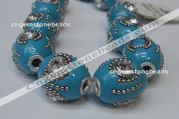 CIB160 19*22mm oval fashion Indonesia jewelry beads wholesale