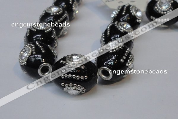 CIB162 19*22mm oval fashion Indonesia jewelry beads wholesale