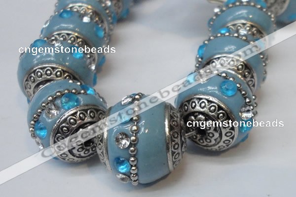 CIB170 19mm round fashion Indonesia jewelry beads wholesale