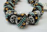 CIB180 18mm round fashion Indonesia jewelry beads wholesale