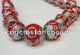 CIB193 19mm round fashion Indonesia jewelry beads wholesale