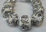 CIB200 19mm round fashion Indonesia jewelry beads wholesale