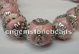 CIB210 17mm round fashion Indonesia jewelry beads wholesale