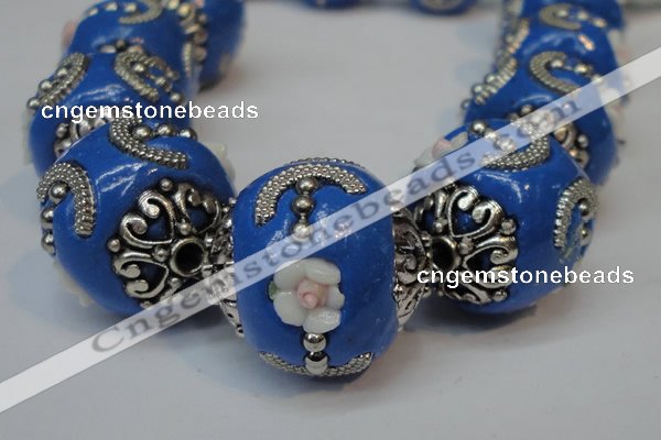 CIB212 17mm round fashion Indonesia jewelry beads wholesale