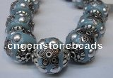 CIB223 18mm round fashion Indonesia jewelry beads wholesale