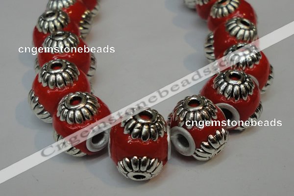 CIB234 14mm round fashion Indonesia jewelry beads wholesale