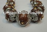 CIB236 15mm round fashion Indonesia jewelry beads wholesale
