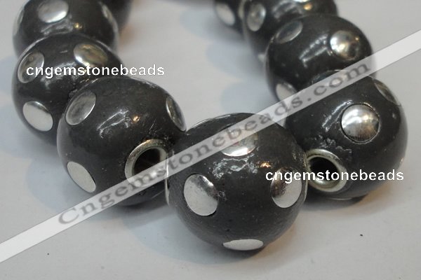 CIB241 18mm round fashion Indonesia jewelry beads wholesale