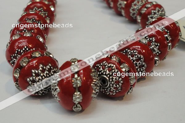 CIB273 14*16mm rondelle fashion Indonesia jewelry beads wholesale