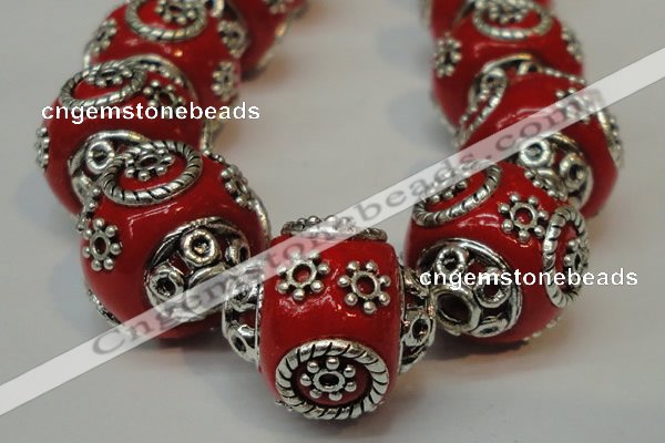 CIB281 16*16mm rondelle fashion Indonesia jewelry beads wholesale