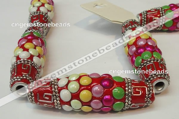 CIB29 17*60mm rice fashion Indonesia jewelry beads wholesale