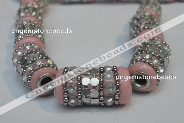 CIB291 13*25mm drum fashion Indonesia jewelry beads wholesale