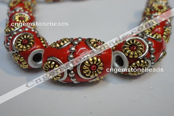 CIB296 14*22mm drum fashion Indonesia jewelry beads wholesale