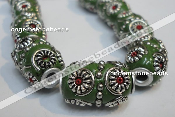 CIB297 14*22mm drum fashion Indonesia jewelry beads wholesale