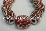 CIB300 15*20mm drum fashion Indonesia jewelry beads wholesale