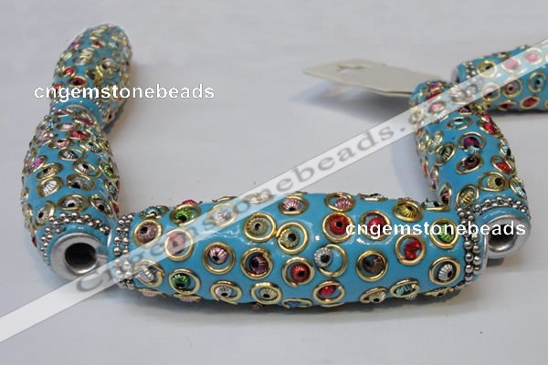 CIB31 17*60mm rice fashion Indonesia jewelry beads wholesale
