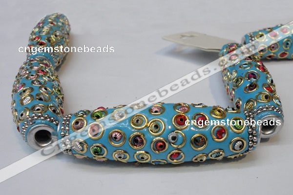 CIB31 17*60mm rice fashion Indonesia jewelry beads wholesale