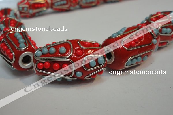 CIB310 17*26mm drum fashion Indonesia jewelry beads wholesale