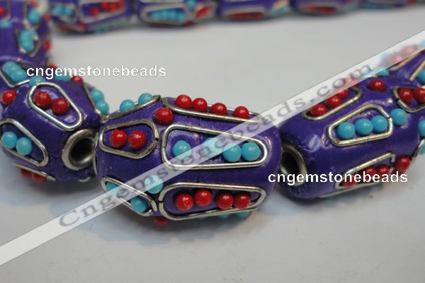 CIB312 17*26mm drum fashion Indonesia jewelry beads wholesale