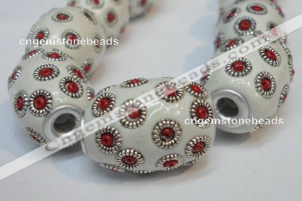 CIB325 16*21mm drum fashion Indonesia jewelry beads wholesale