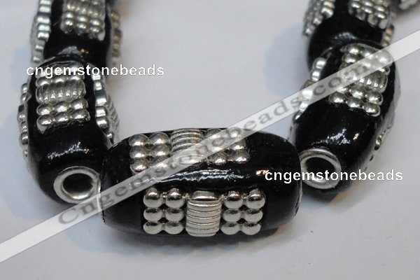 CIB330 16*28mm drum fashion Indonesia jewelry beads wholesale