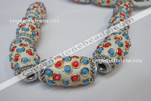 CIB335 17*33mm drum fashion Indonesia jewelry beads wholesale