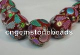 CIB361 23mm round fashion Indonesia jewelry beads wholesale