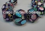 CIB362 23mm round fashion Indonesia jewelry beads wholesale